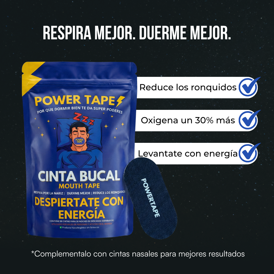 Mouth tape Anti-Ronquidos — Resultados desde la Noche 1