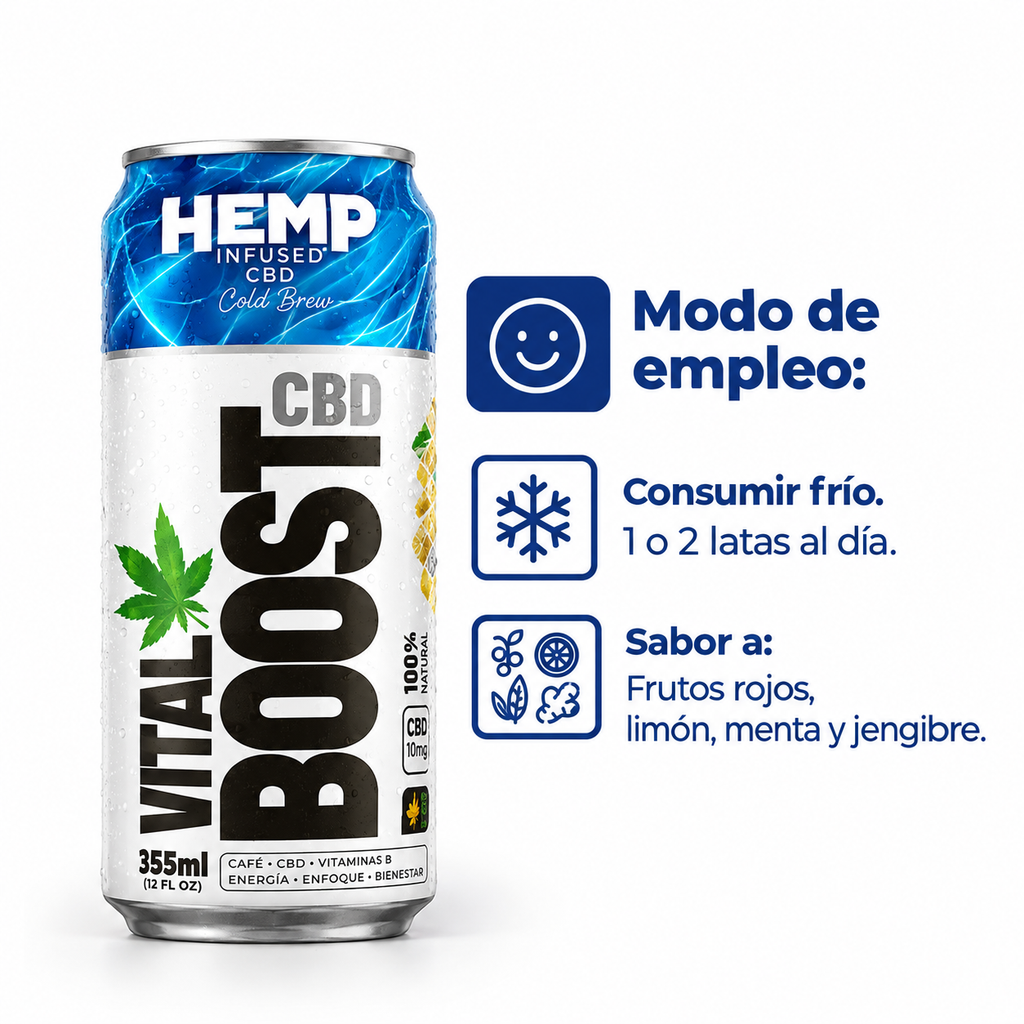 Vital Boost / Bebida Cold Brew CBD