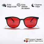 Gafas de Descanso PowerTape - Bloqueo de Luz Azul