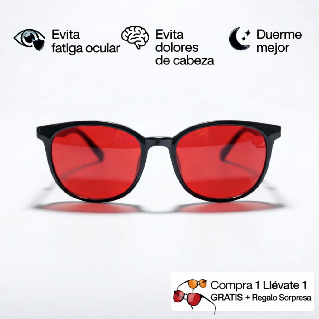 Gafas de Descanso PowerTape - Bloqueo de Luz Azul