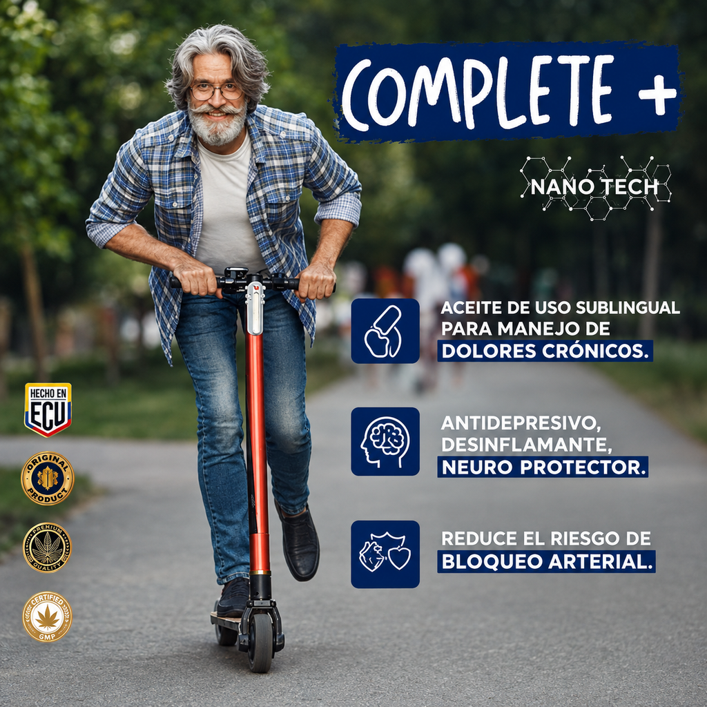 Complete + / Aceite para dolores crónicos