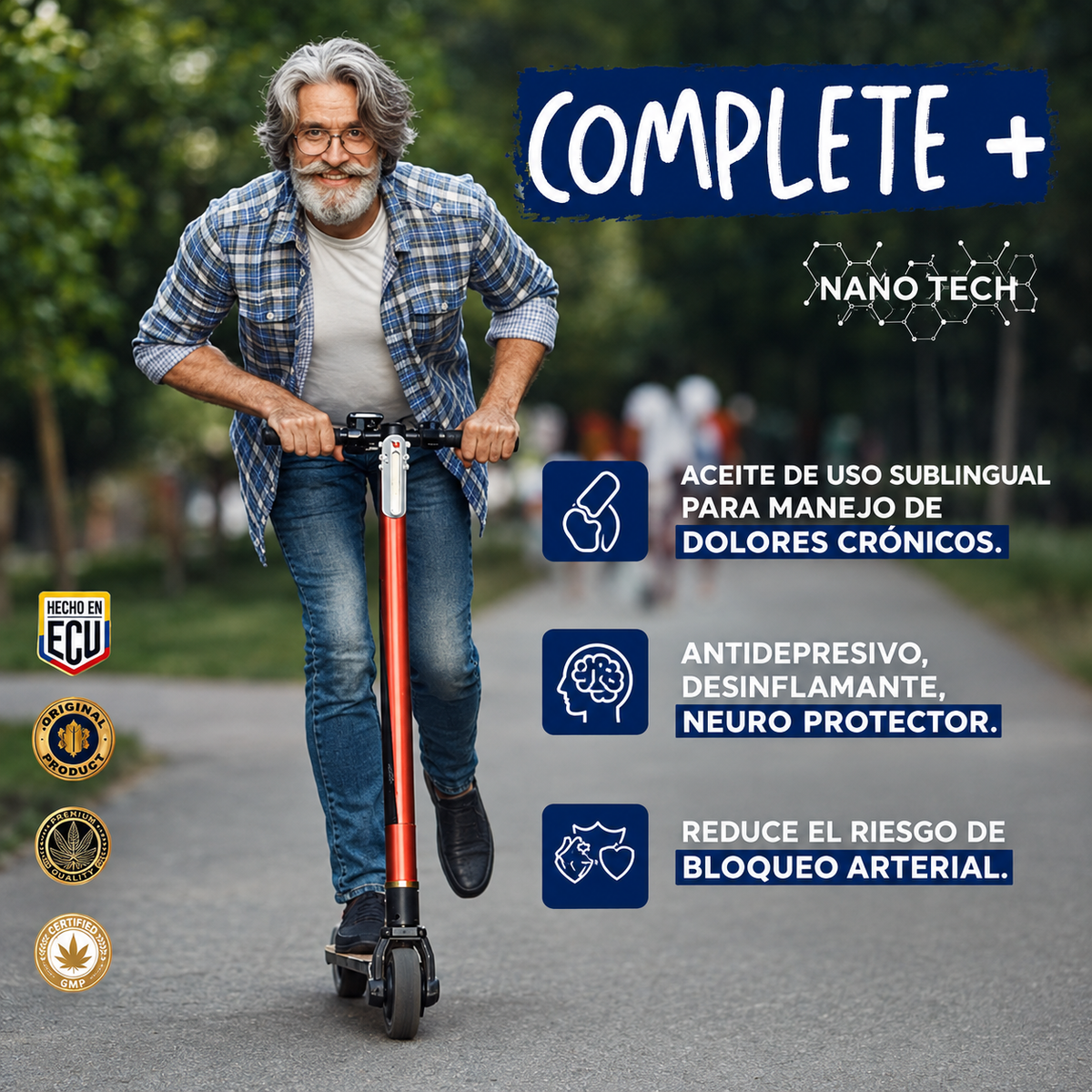 Complete + / Aceite para dolores crónicos
