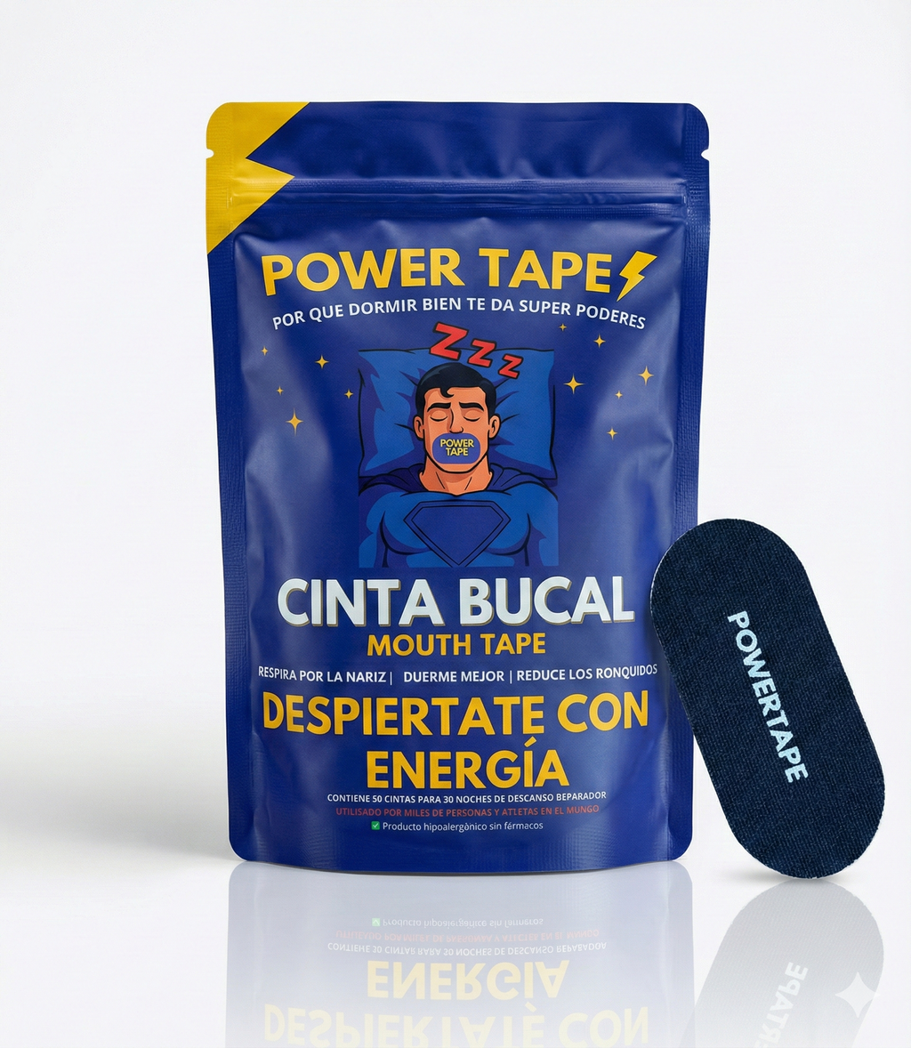 Mouth tape para mandíbula definida