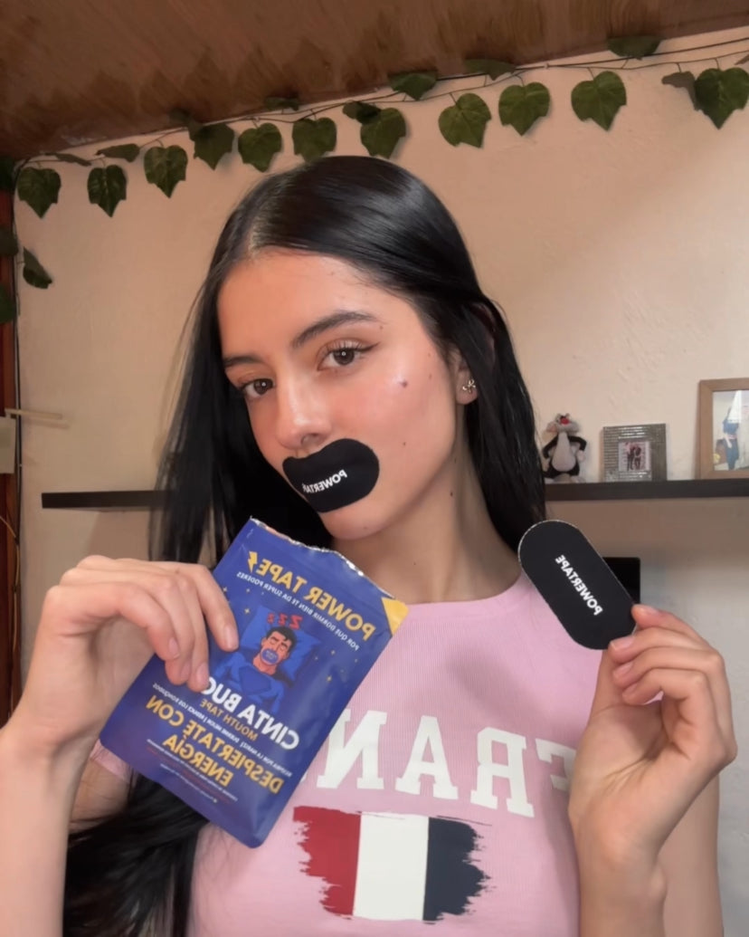 Mouth tape para mandíbula definida