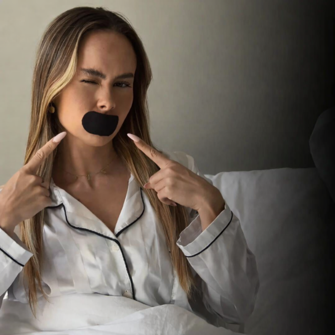 Mouth tape para mandíbula definida