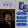 Combo Power Tape – 30 Mouth Tapes + 30 Nose Strips